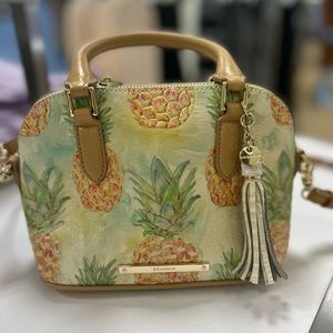 Brahmin Mini Duxbury POMPANO Leather pineapple-New With Tags crossbody